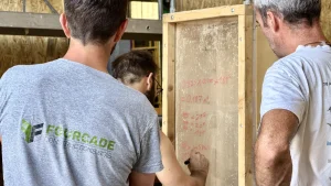 isolation des murs en paille | Fourcade Construction Bois